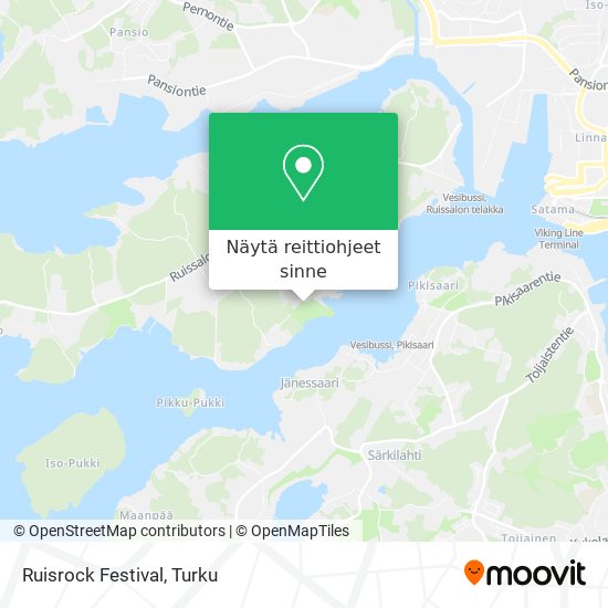 Ruisrock Festival kartta