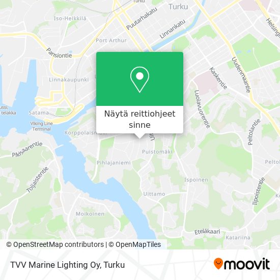 TVV Marine Lighting Oy kartta