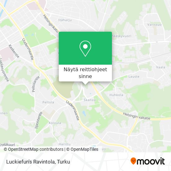 Luckiefun's Ravintola kartta