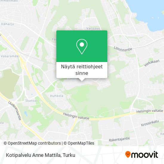 Kotipalvelu Anne Mattila kartta