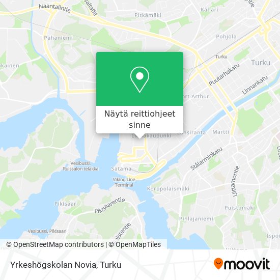 Yrkeshögskolan Novia kartta