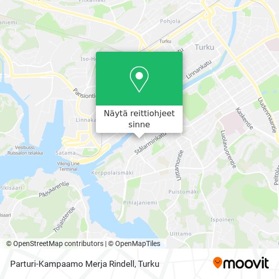 Parturi-Kampaamo Merja Rindell kartta