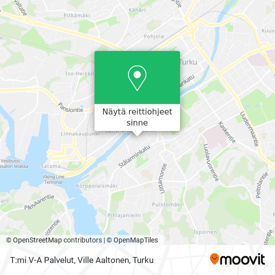 T:mi V-A Palvelut, Ville Aaltonen kartta