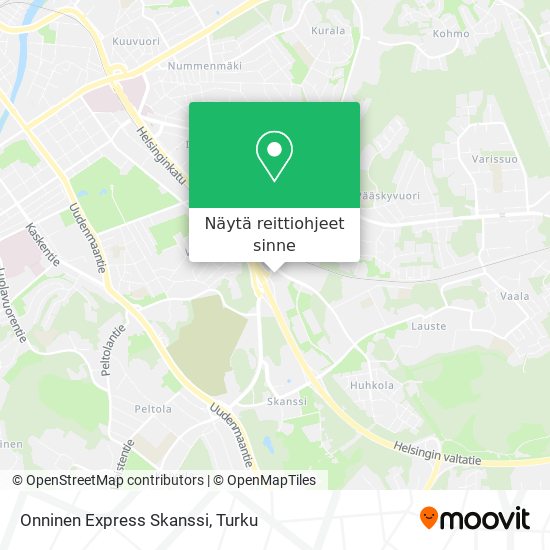 Onninen Express Skanssi kartta