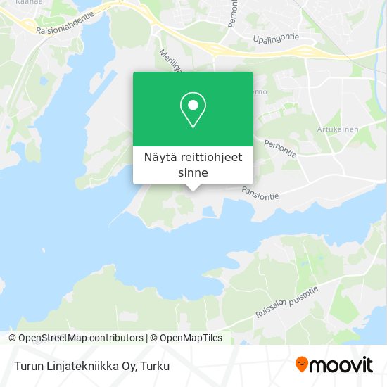 Turun Linjatekniikka Oy kartta