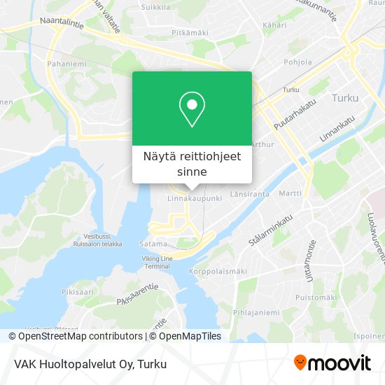 VAK Huoltopalvelut Oy kartta