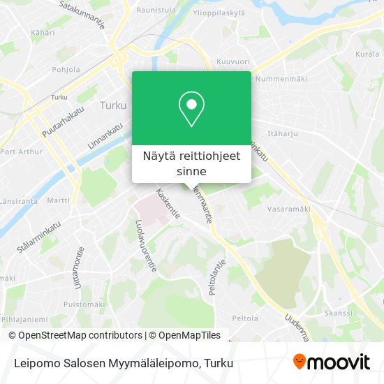Leipomo Salosen Myymäläleipomo kartta