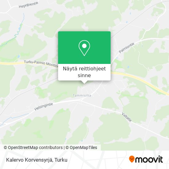 Kalervo Korvensyrjä kartta
