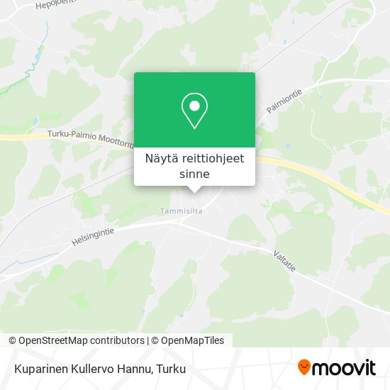 Kuparinen Kullervo Hannu kartta