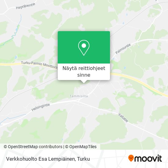 Verkkohuolto Esa Lempiäinen kartta