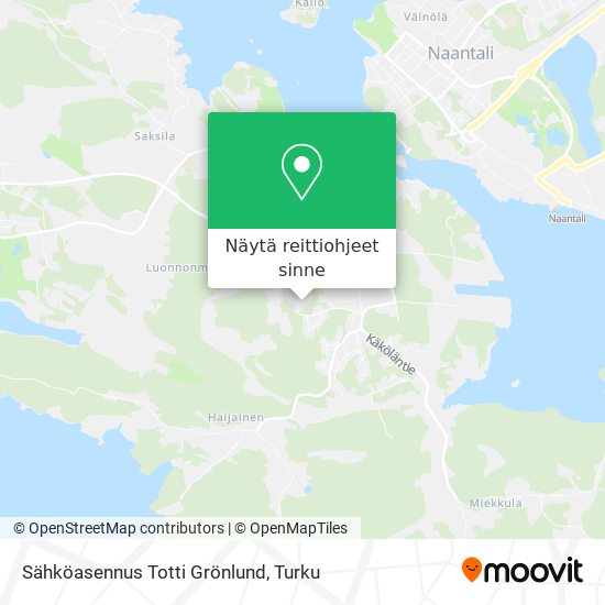 Sähköasennus Totti Grönlund kartta