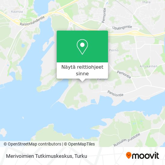 Merivoimien Tutkimuskeskus kartta