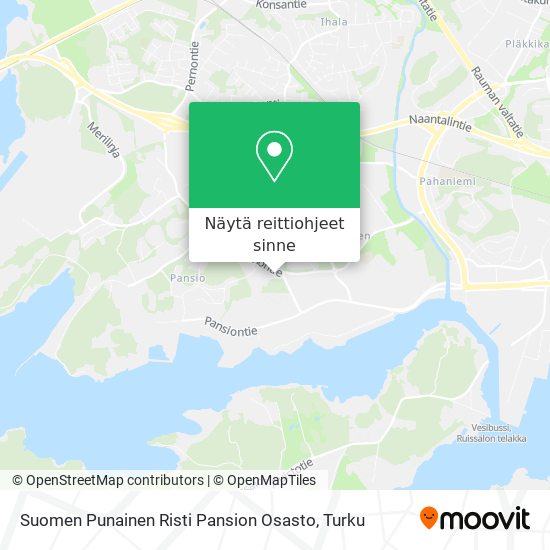 Suomen Punainen Risti Pansion Osasto kartta