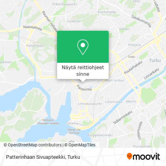 Patterinhaan Sivuapteekki kartta