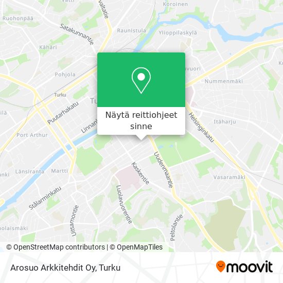 Arosuo Arkkitehdit Oy kartta