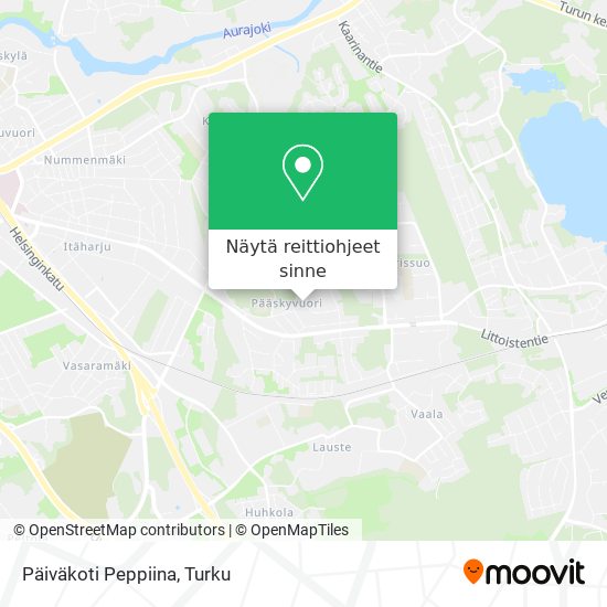 Päiväkoti Peppiina kartta
