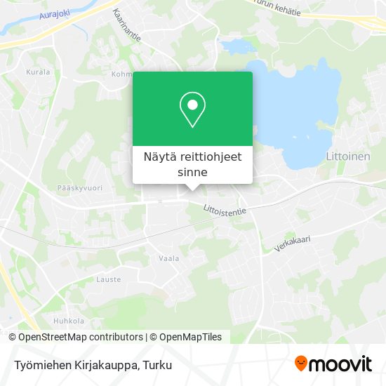 Työmiehen Kirjakauppa kartta