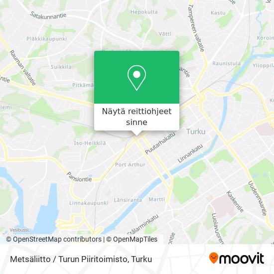 Metsäliitto / Turun Piiritoimisto kartta
