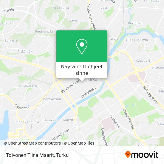Toivonen Tiina Maarit kartta