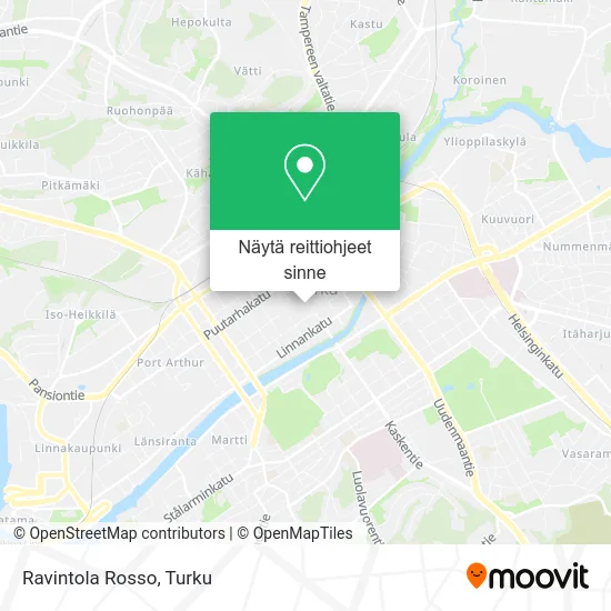 Ravintola Rosso kartta