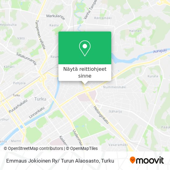 Emmaus Jokioinen Ry/ Turun Alaosasto kartta