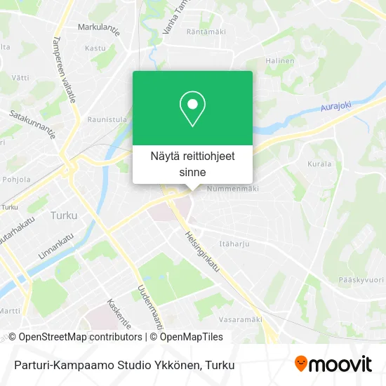 Parturi-Kampaamo Studio Ykkönen kartta