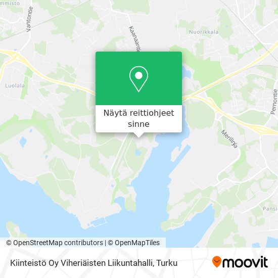 Kiinteistö Oy Viheriäisten Liikuntahalli kartta
