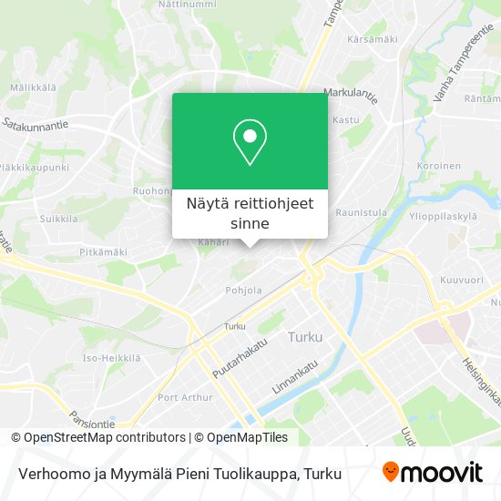 Verhoomo ja Myymälä Pieni Tuolikauppa kartta