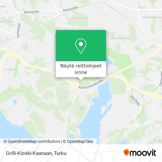 Grilli-Kioski-Kaanaan kartta