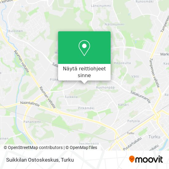 Suikkilan Ostoskeskus kartta