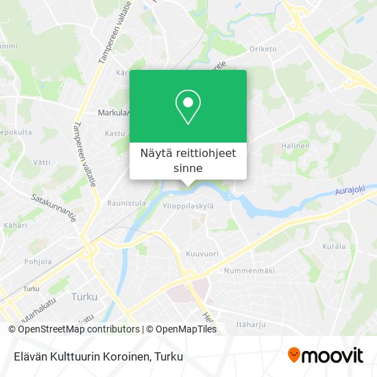 Elävän Kulttuurin Koroinen kartta