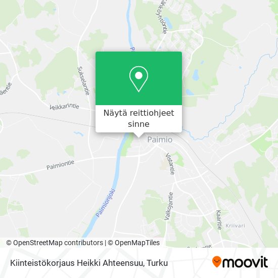 Kiinteistökorjaus Heikki Ahteensuu kartta