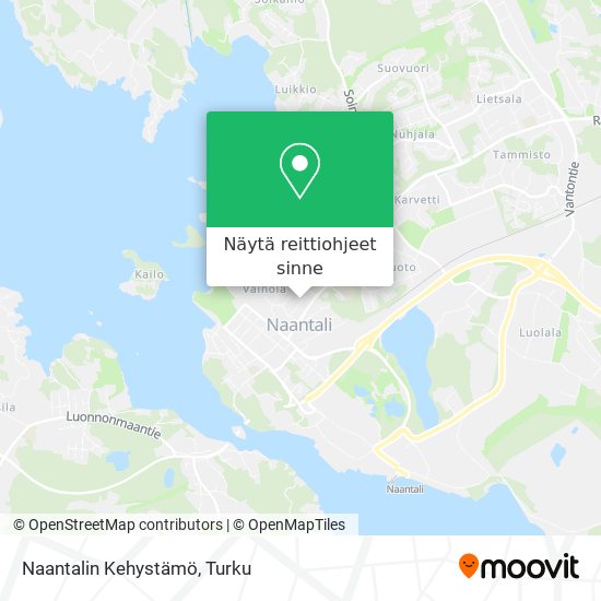 Naantalin Kehystämö kartta