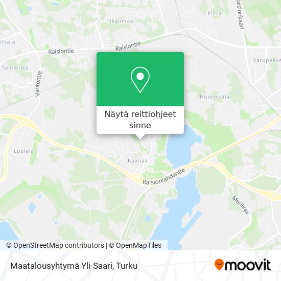 Maatalousyhtymä Yli-Saari kartta