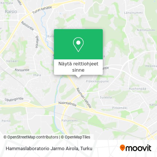 Hammaslaboratorio Jarmo Airola kartta