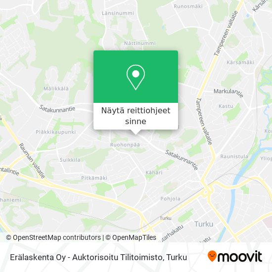 Erälaskenta Oy - Auktorisoitu Tilitoimisto kartta