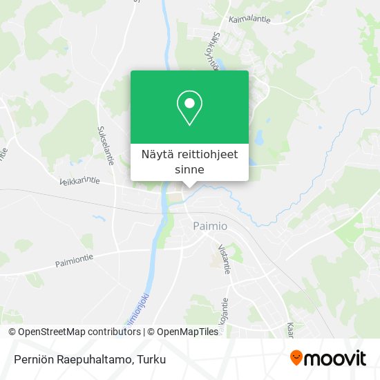 Perniön Raepuhaltamo kartta