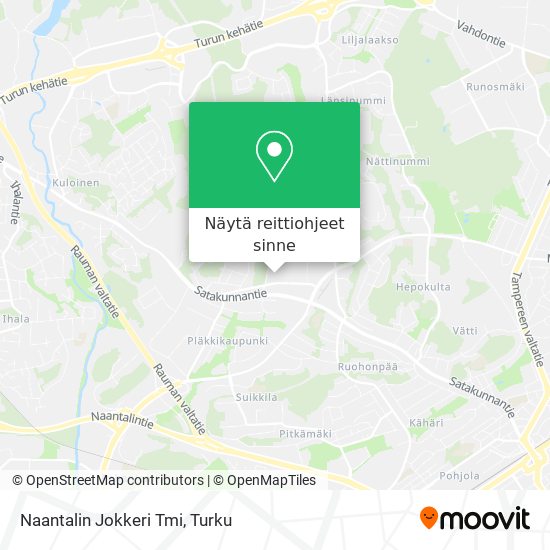 Naantalin Jokkeri Tmi kartta