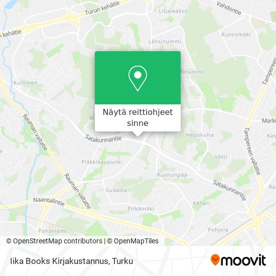 Iika Books Kirjakustannus kartta