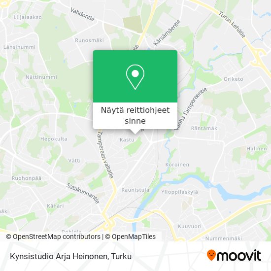 Kynsistudio Arja Heinonen kartta