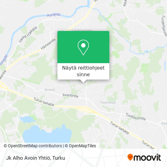 Jk Alho Avoin Yhtiö kartta