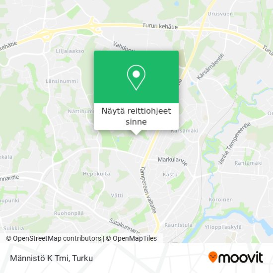 Männistö K Tmi kartta