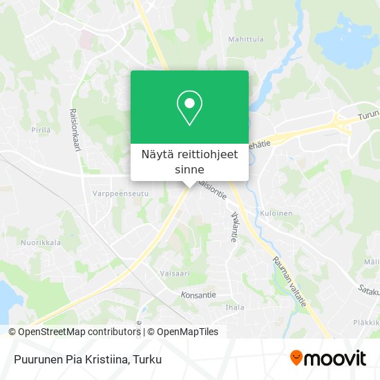 Puurunen Pia Kristiina kartta