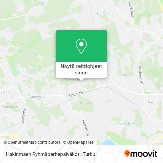 Hakinmäen Ryhmäperhepäiväkoti kartta