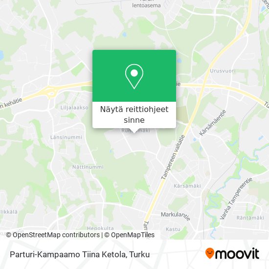 Parturi-Kampaamo Tiina Ketola kartta