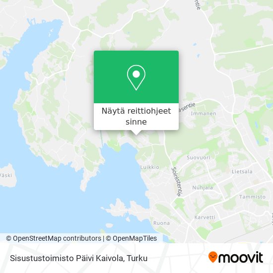 Sisustustoimisto Päivi Kaivola kartta