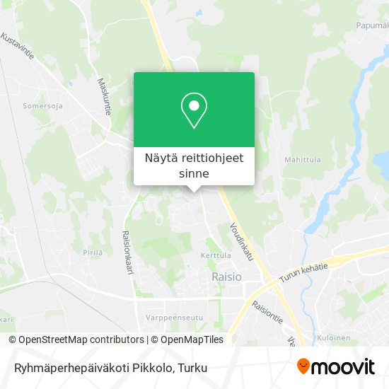Ryhmäperhepäiväkoti Pikkolo kartta