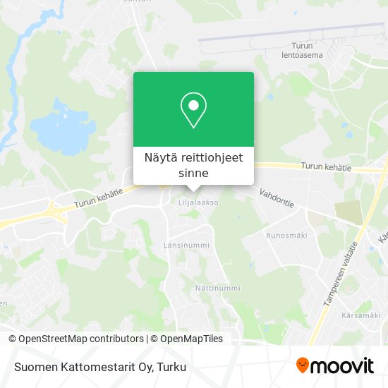 Suomen Kattomestarit Oy kartta