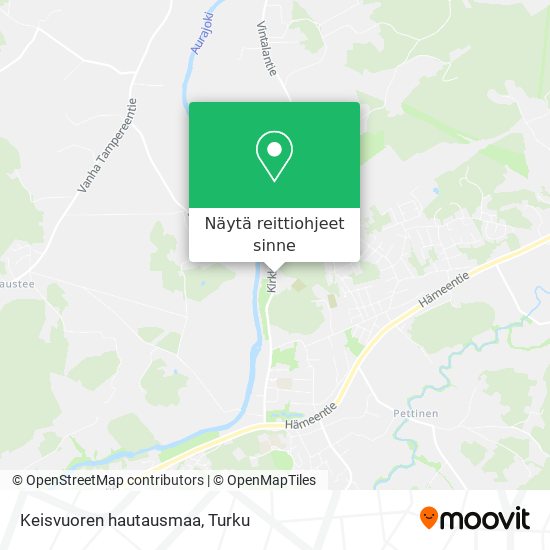 Keisvuoren hautausmaa kartta