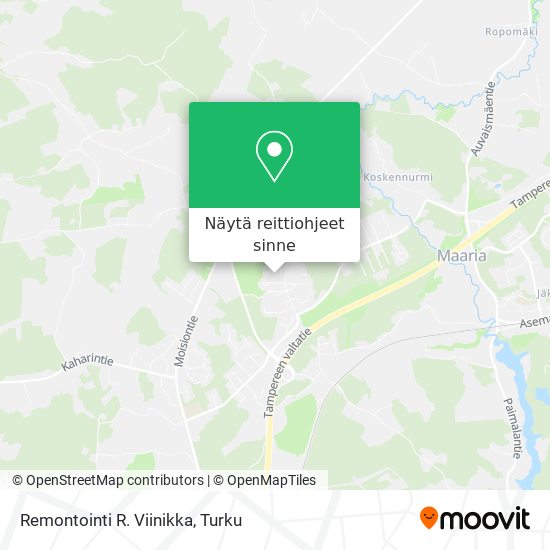Remontointi R. Viinikka kartta